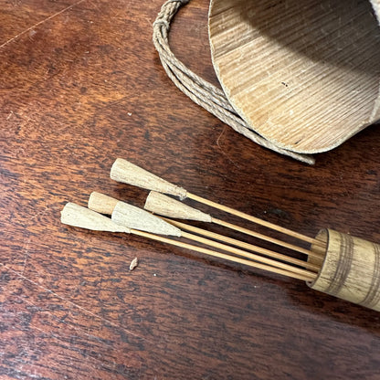 Bamboo Dayak Dart Quiver Borneo The Blind Mole