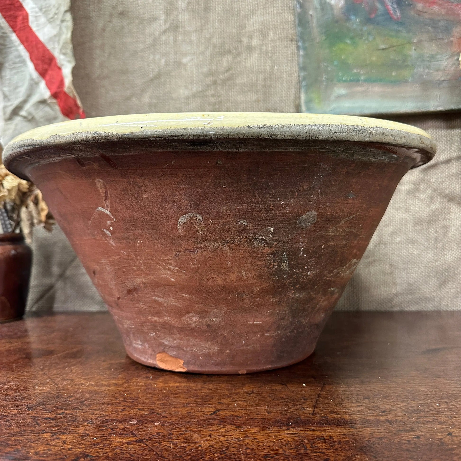 Glazed Pancheon Antique Diary Confit Bowl The Blind Mole
