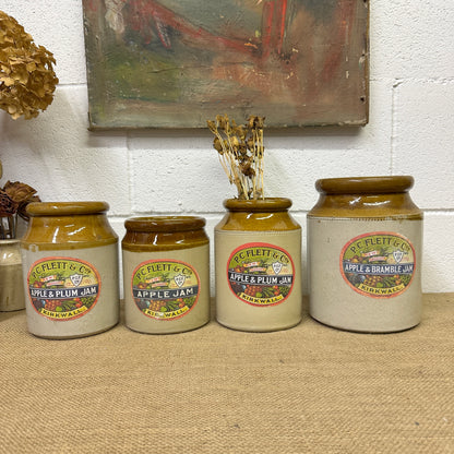 Large Stoneware Utensils Pot, Vase Labelled - The Blind Mole