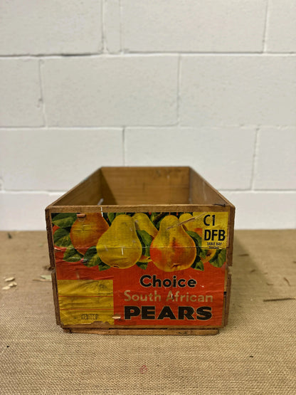 Wooden Choice Pears Crate The Blind Mole
