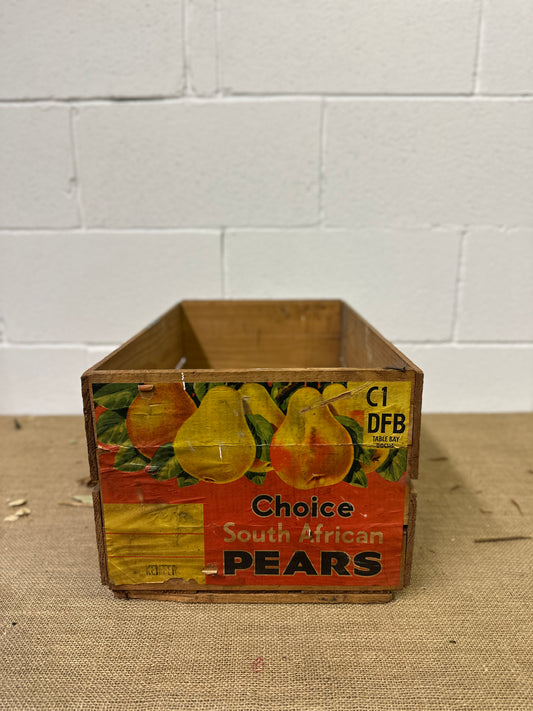 Wooden Choice Pears Crate