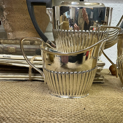 Queen Anne Style Victorian EPNS Tea-set - The Blind Mole