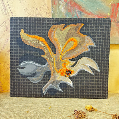 Mid Century Mixed Media Artwork