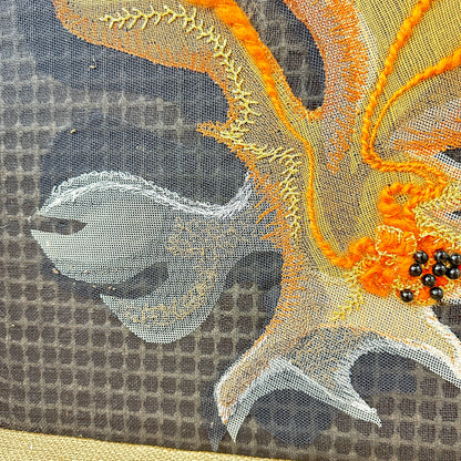 Mid Century Mixed Media Artwork