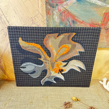 Mid Century Mixed Media Artwork