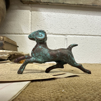 Mid Century Bronze Han Dynasty Chinese Ram