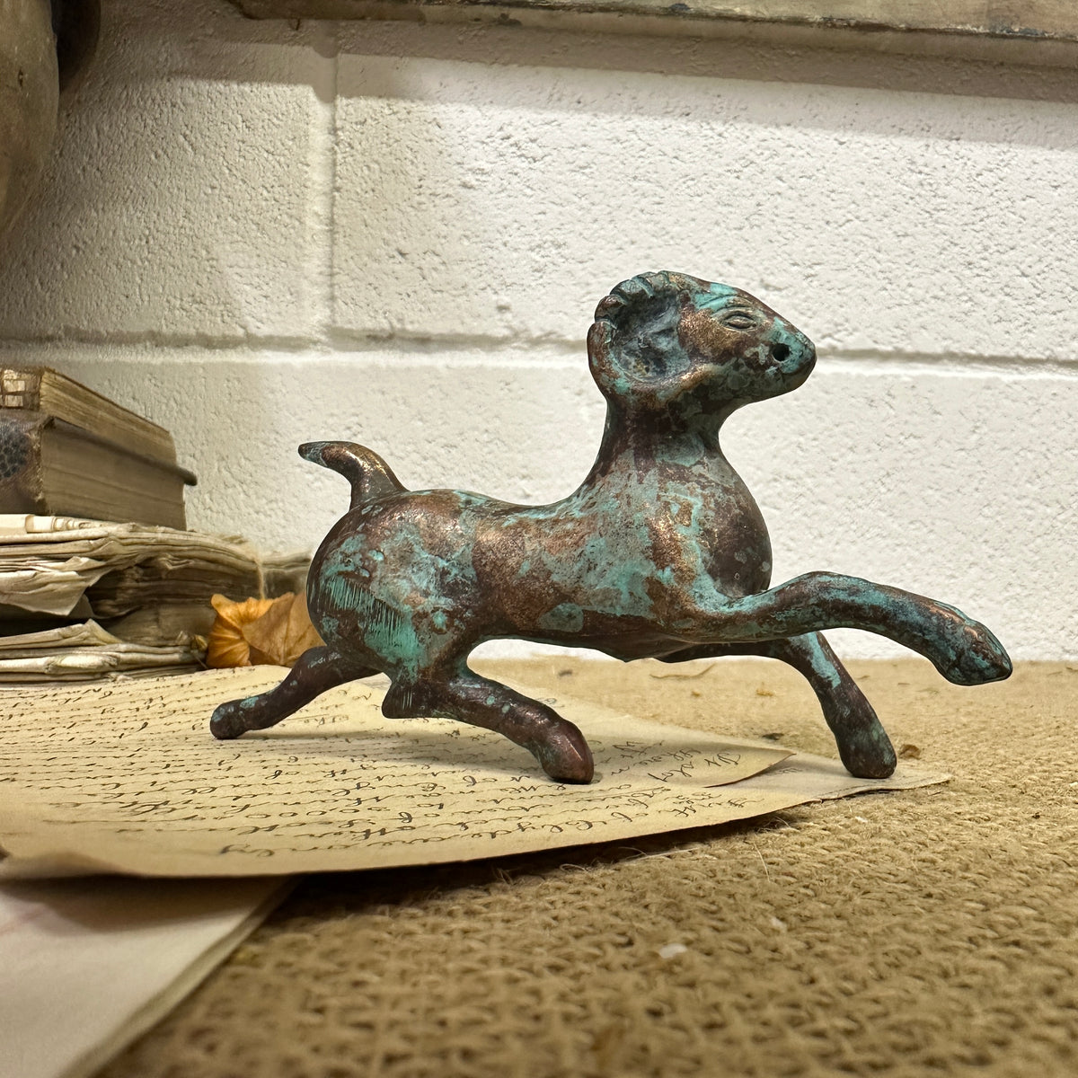 Mid Century Bronze Han Dynasty Chinese Ram
