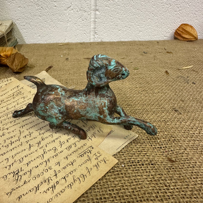 Mid Century Bronze Han Dynasty Chinese Ram