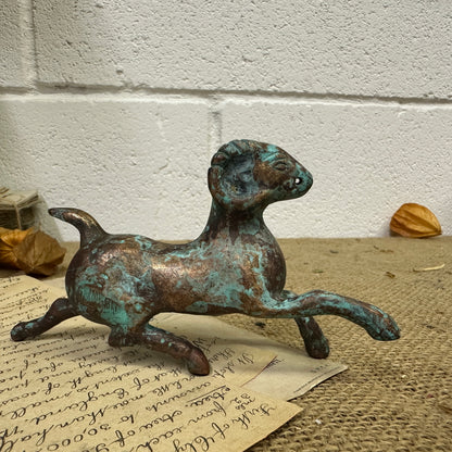 Mid Century Bronze Han Dynasty Chinese Ram