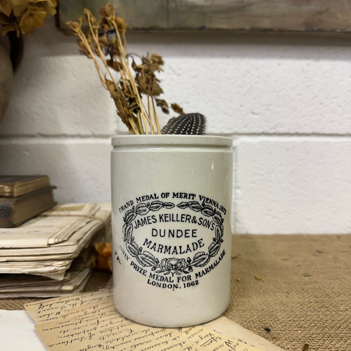 Large Stoneware Dundee Marmalade Jar