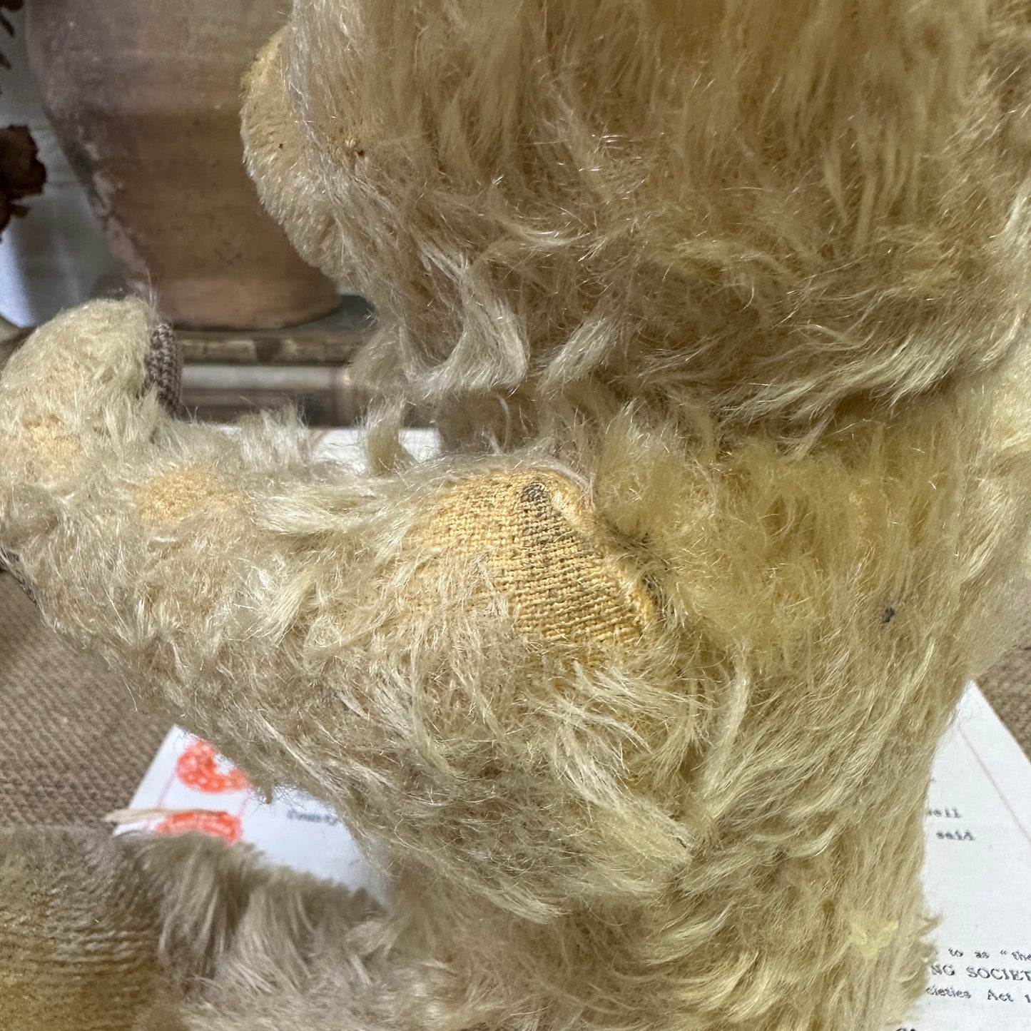 Vintage Mohair Teddy Bear