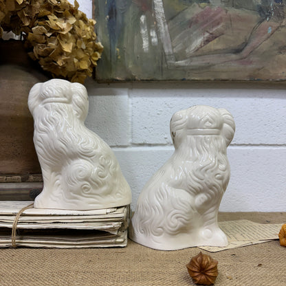 Wally Dogs Flat Backed Fireside Spaniels Pair