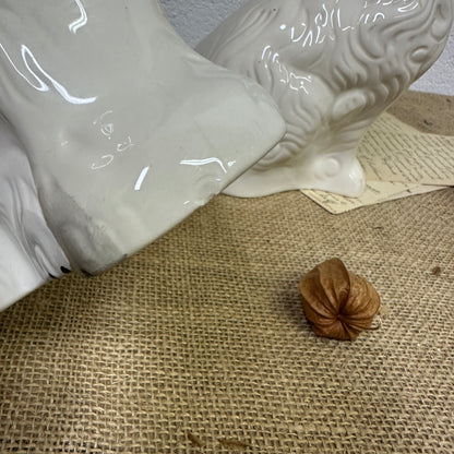 Wally Dogs Flat Backed Fireside Spaniels Pair