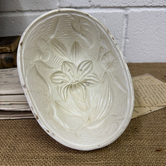 Ironstone Victorian Jelly Pudding Mould
