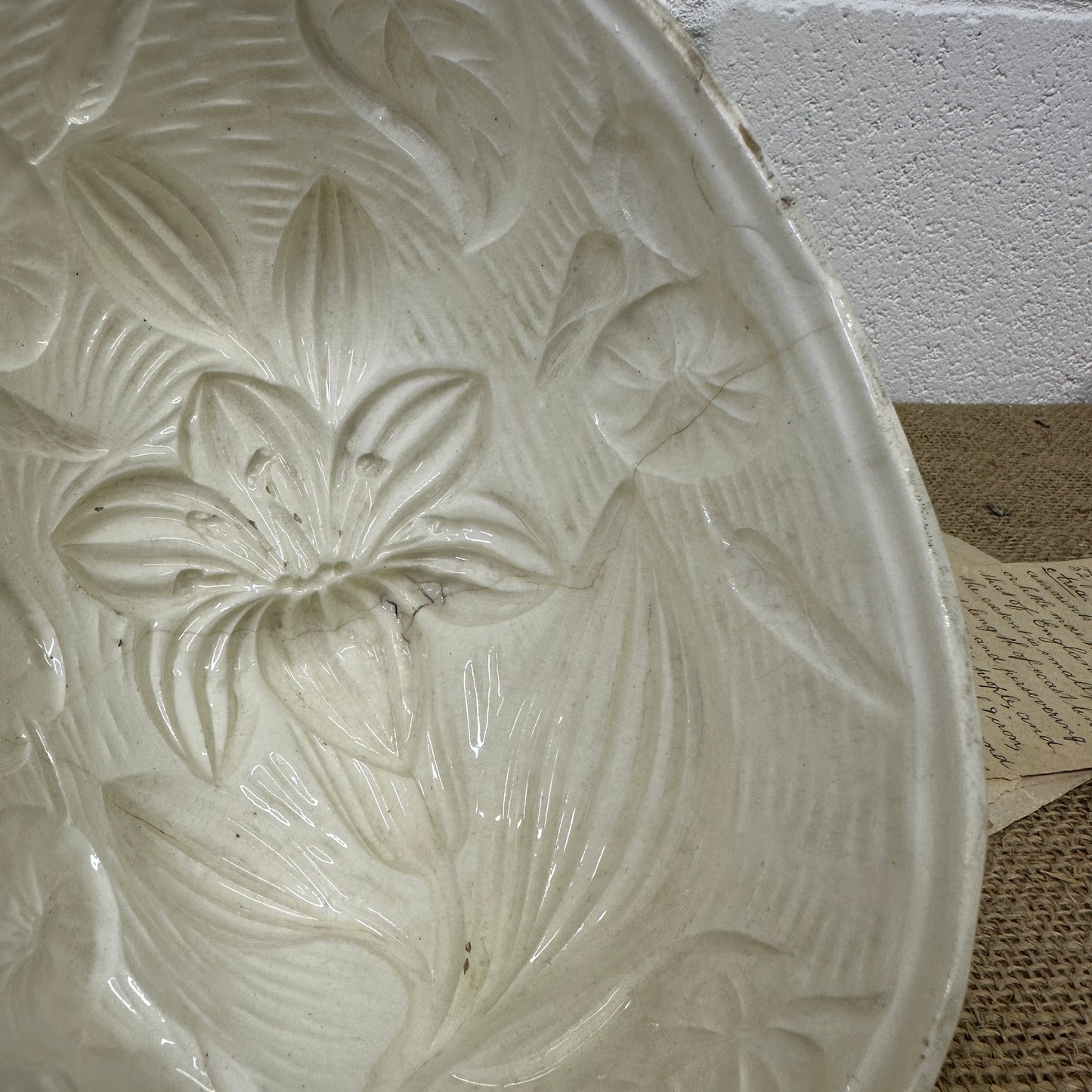 Ironstone Victorian Jelly Pudding Mould