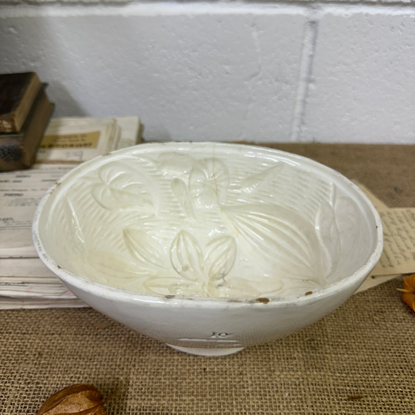 Ironstone Victorian Jelly Pudding Mould