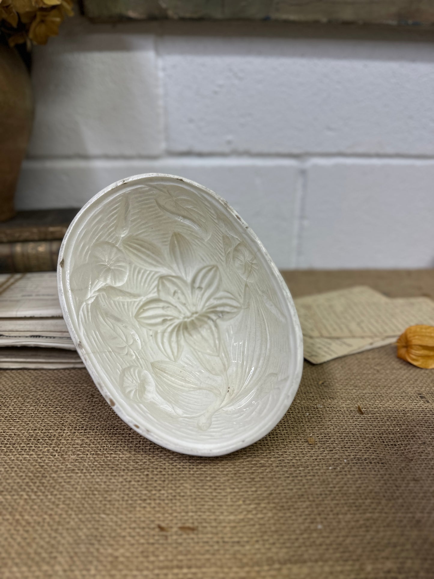 Ironstone Victorian Jelly Pudding Mould