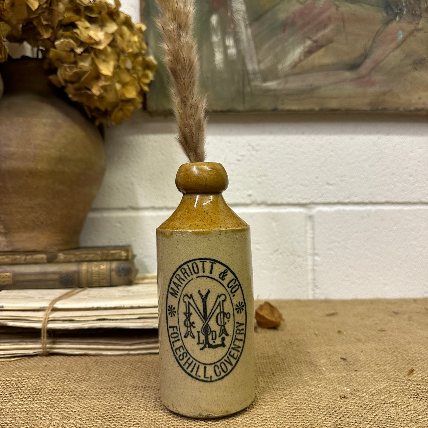 Stoneware Bottle Marriott & Co