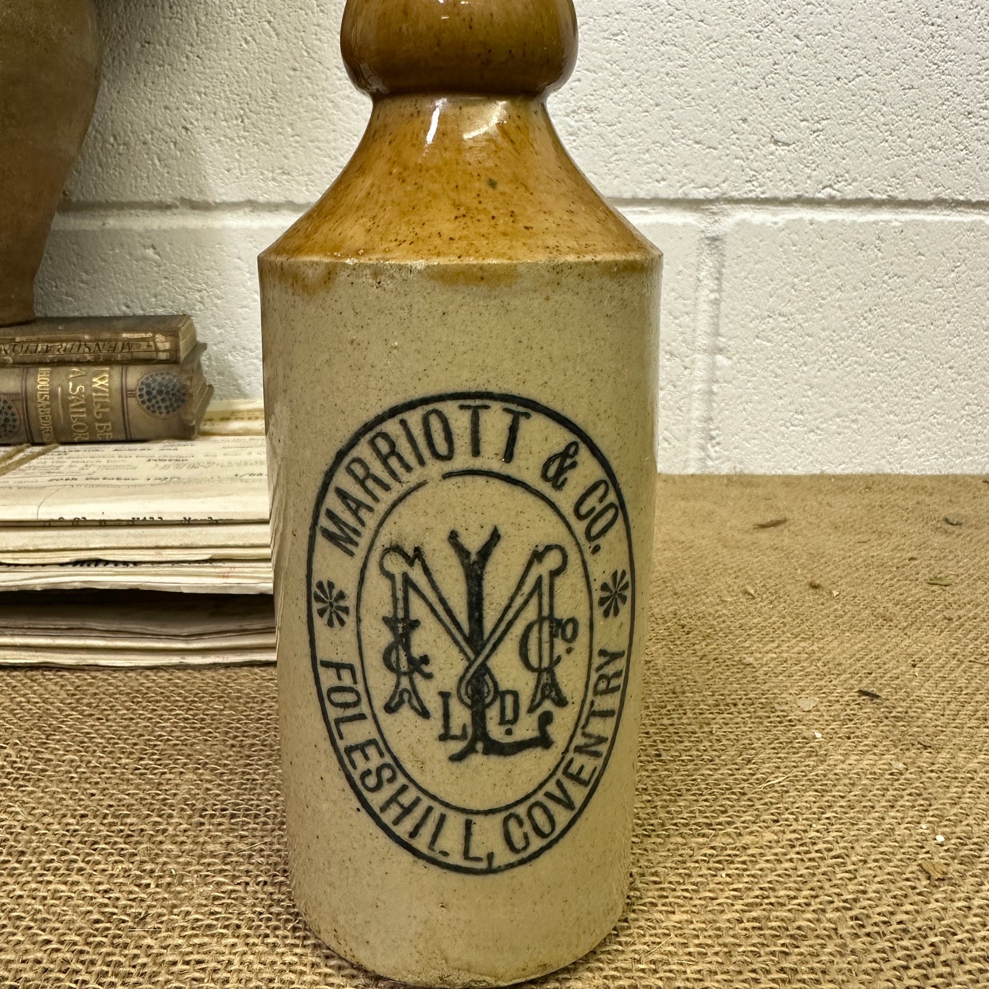 Stoneware Bottle Marriott & Co