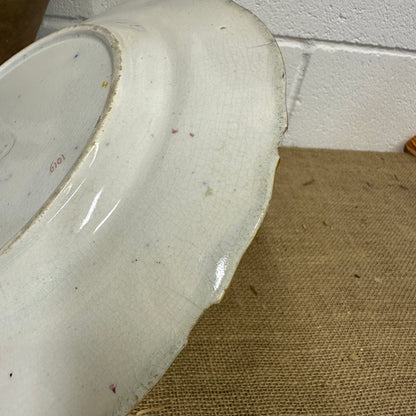 Victorian Charles Meigh & Son Plates Oriental Blossoms