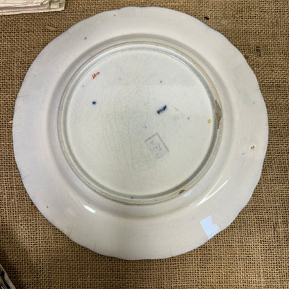 Victorian Charles Meigh & Son Plate Oriental Blossoms