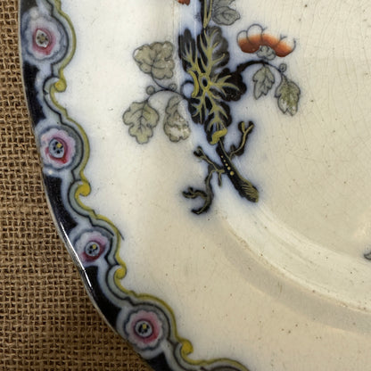 Victorian Charles Meigh & Son Oriental Blossoms Platter