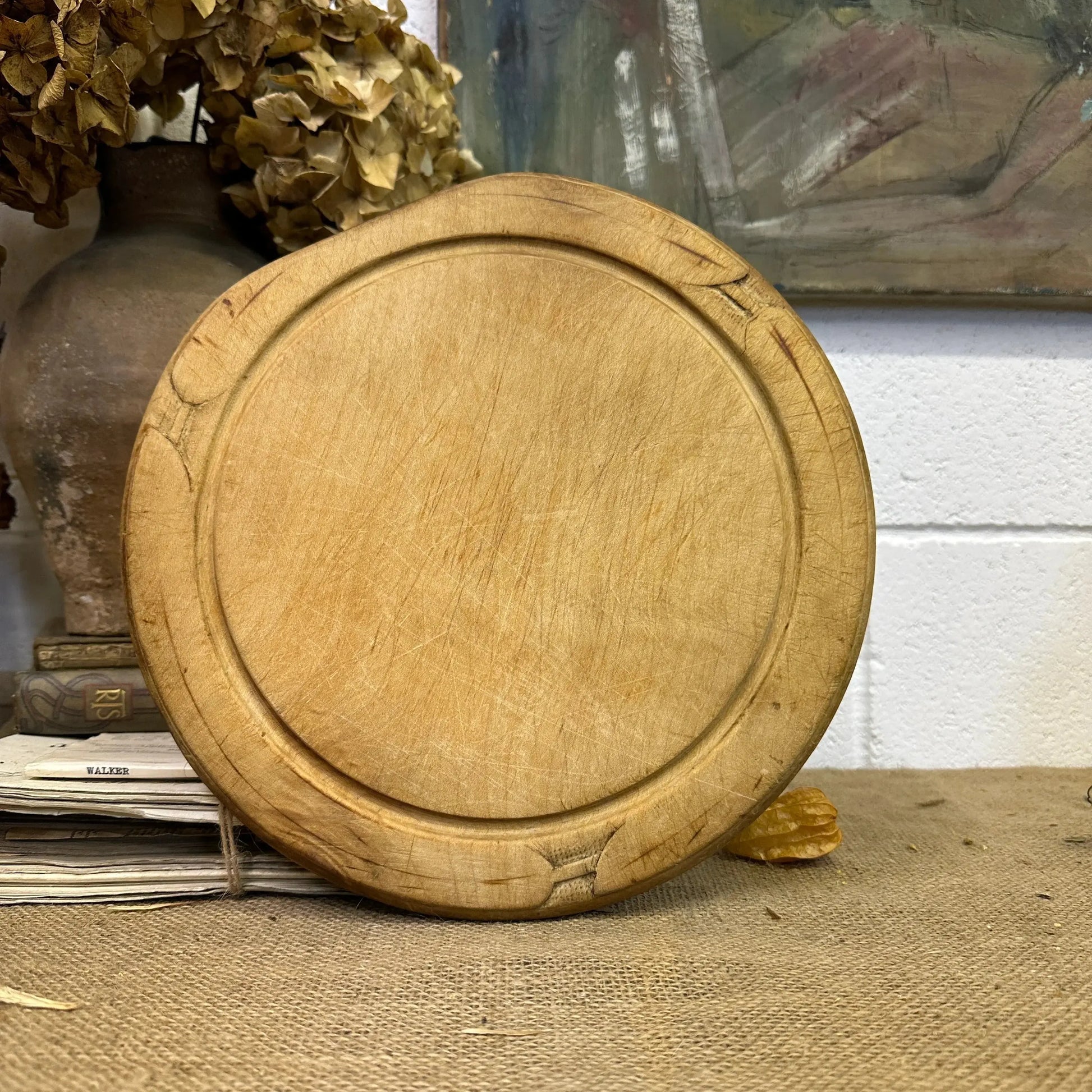 Antique Sycamore Bread Chopping Board - The Blind Mole