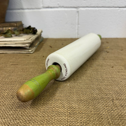 Nutbrown Pottery Green Rolling Pin