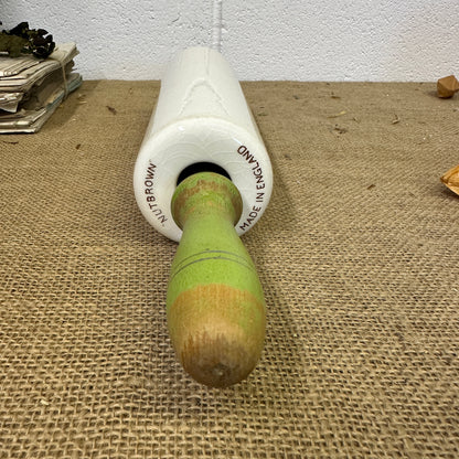 Nutbrown Pottery Green Rolling Pin