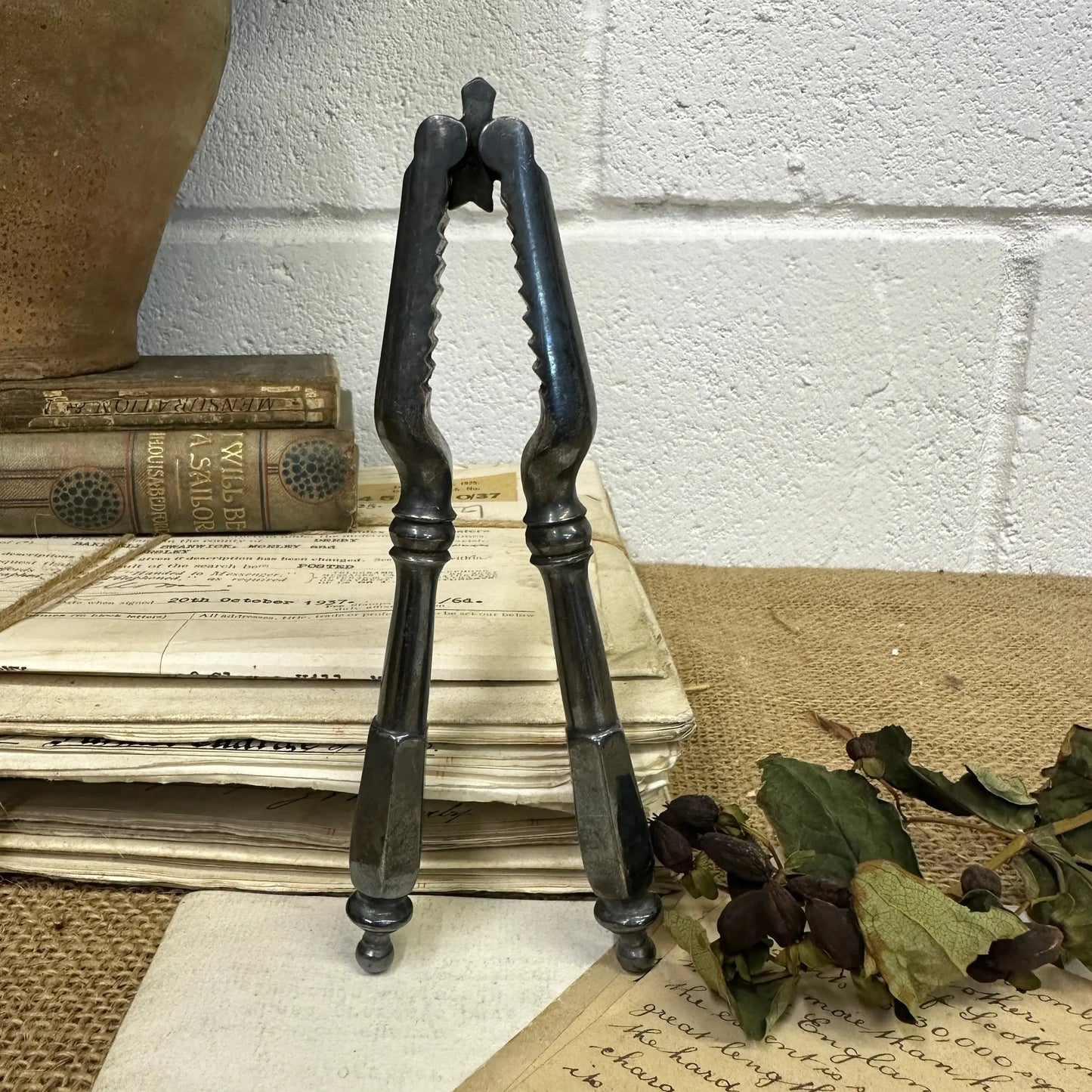 Antique Metal Nutcracker - The Blind Mole
