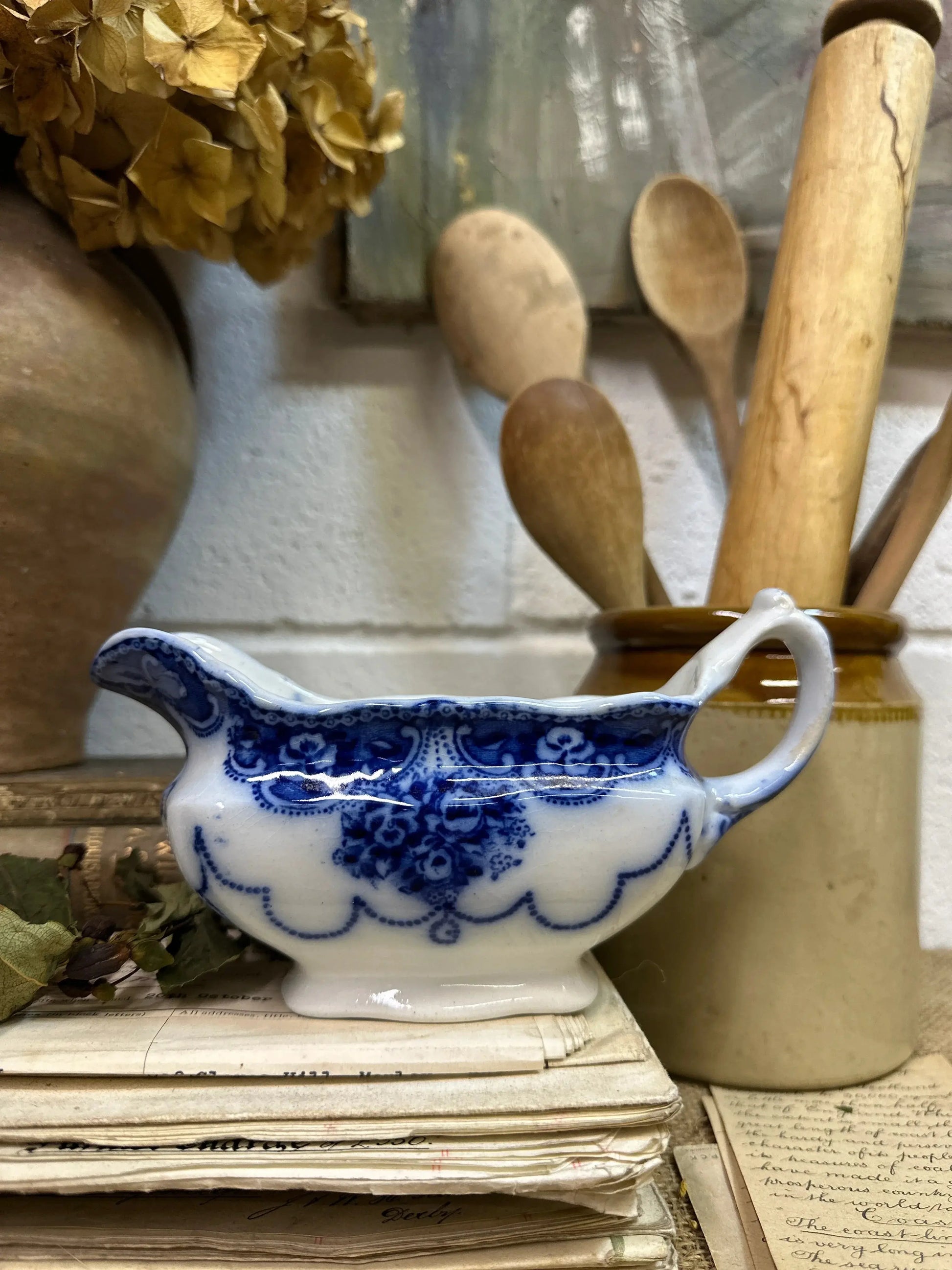 Flow Blue Milk Cream Jug - The Blind Mole
