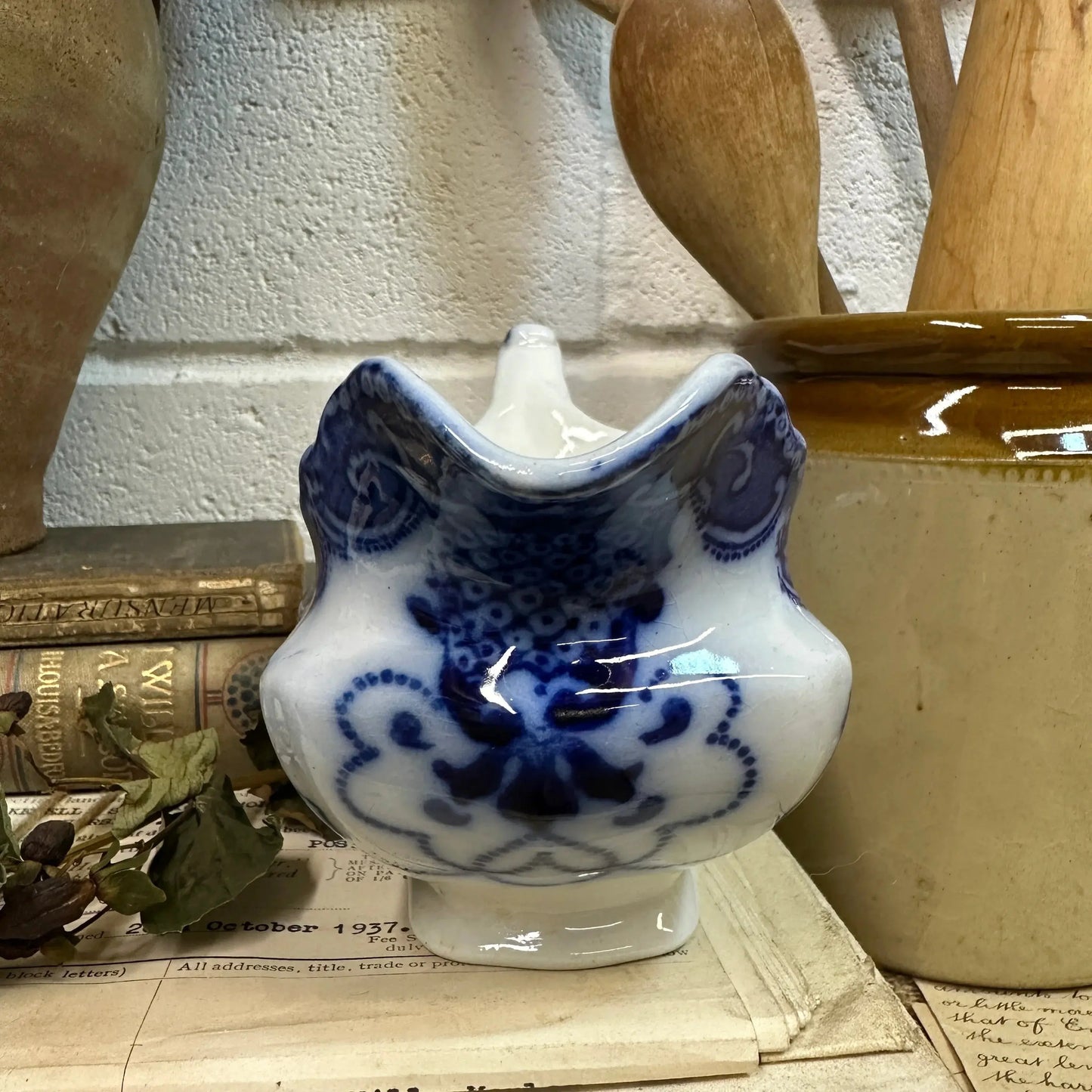 Flow Blue Milk Cream Jug - The Blind Mole