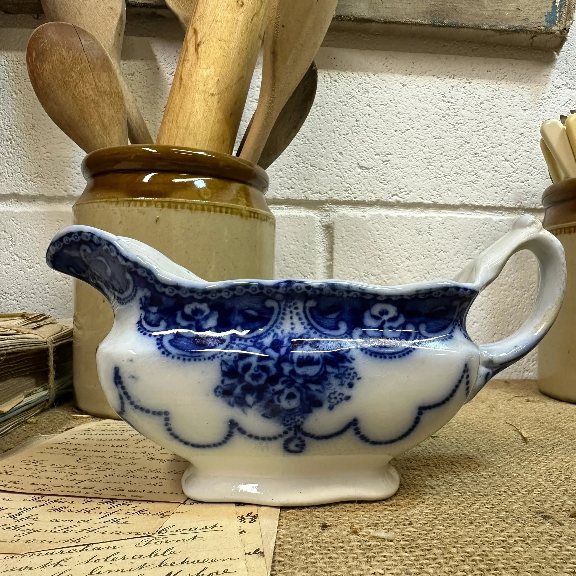 Flow Blue Milk Cream Jug - The Blind Mole