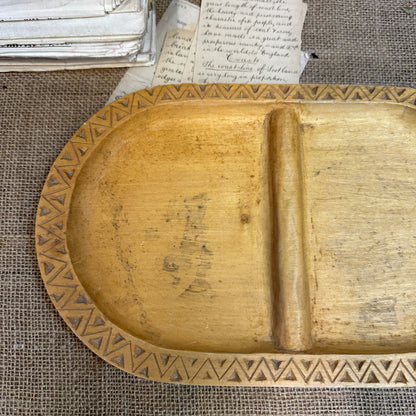 Mango Wood Serving Divided Tray