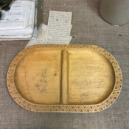 Mango Wood Serving Divided Tray