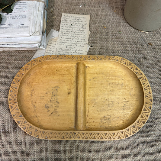 Mango Wood Serving Divided Tray