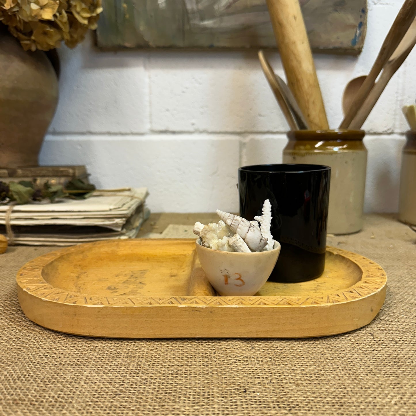 Mango Wood Serving Divided Tray