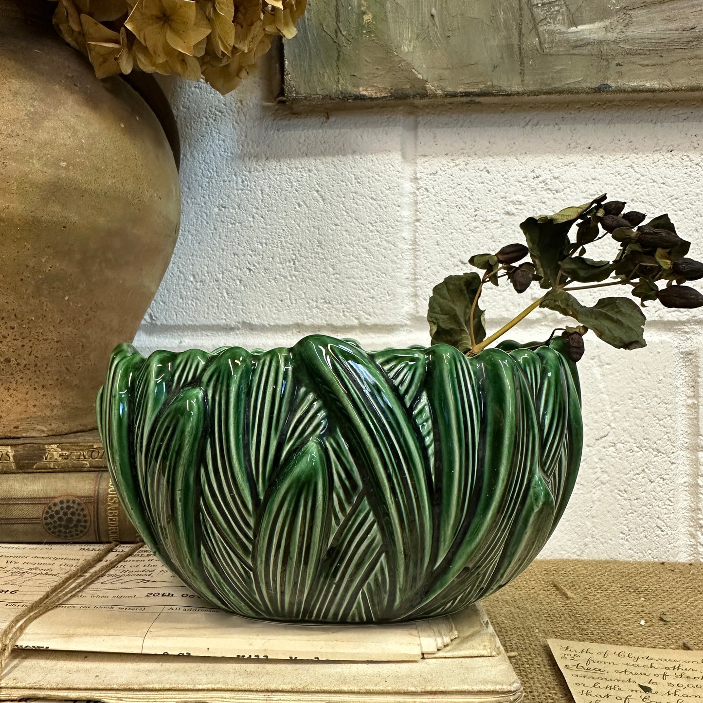 Green Slyvac green Hyacinth Vase Planter