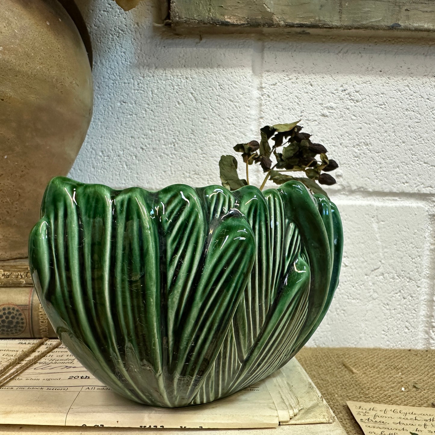 Green Slyvac green Hyacinth Vase Planter