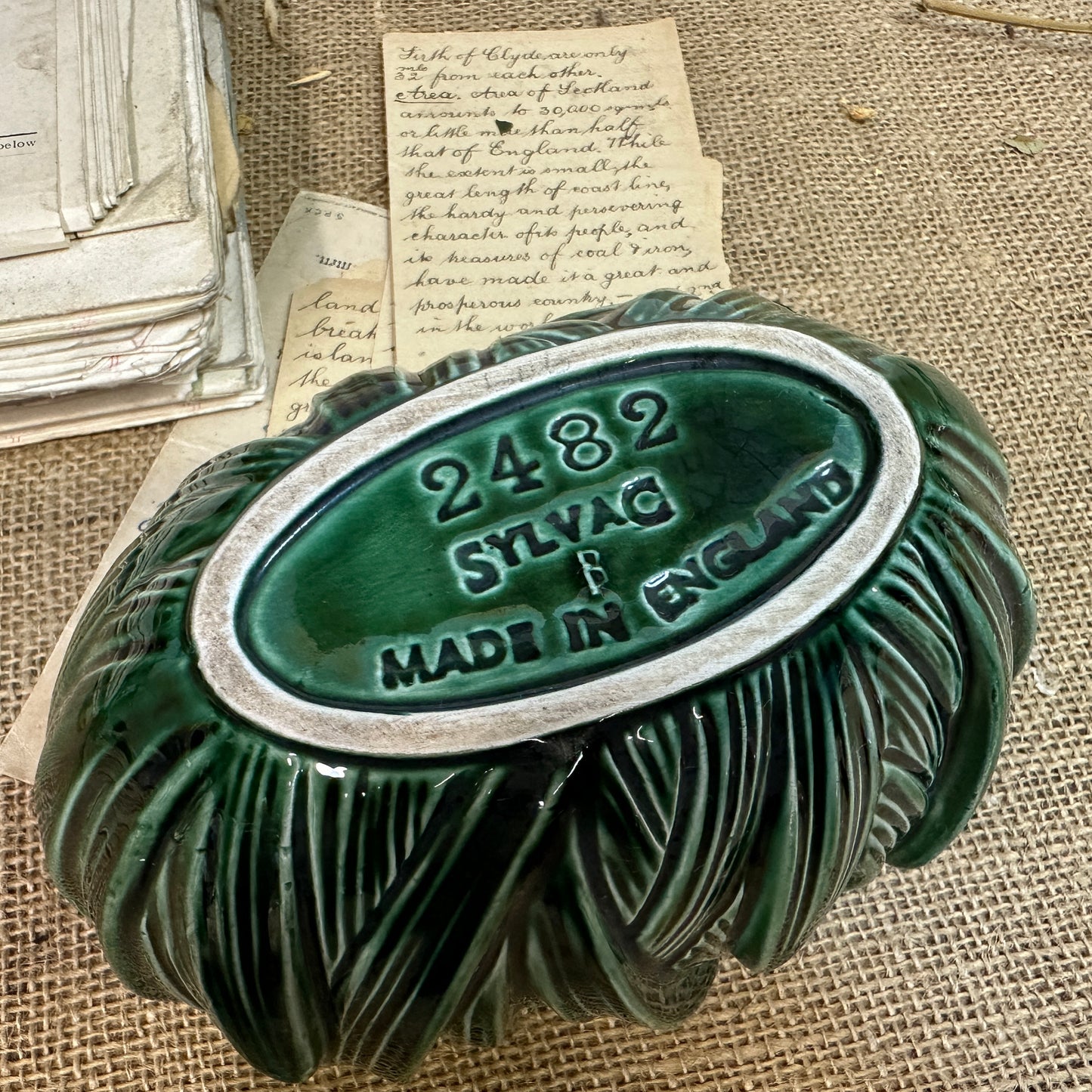 Green Slyvac green Hyacinth Vase Planter