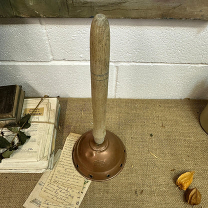 Antique Wooden & Copper Wash Dolly - The Blind Mole
