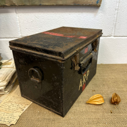 Metal Air Raid Fist Aid Tin