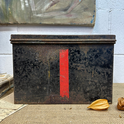 Metal Air Raid Fist Aid Tin