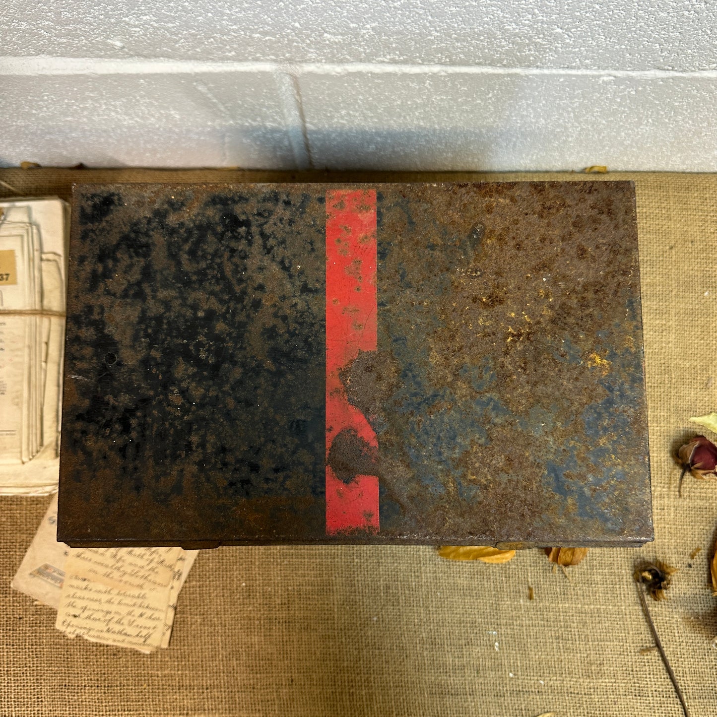 Metal Air Raid Fist Aid Tin