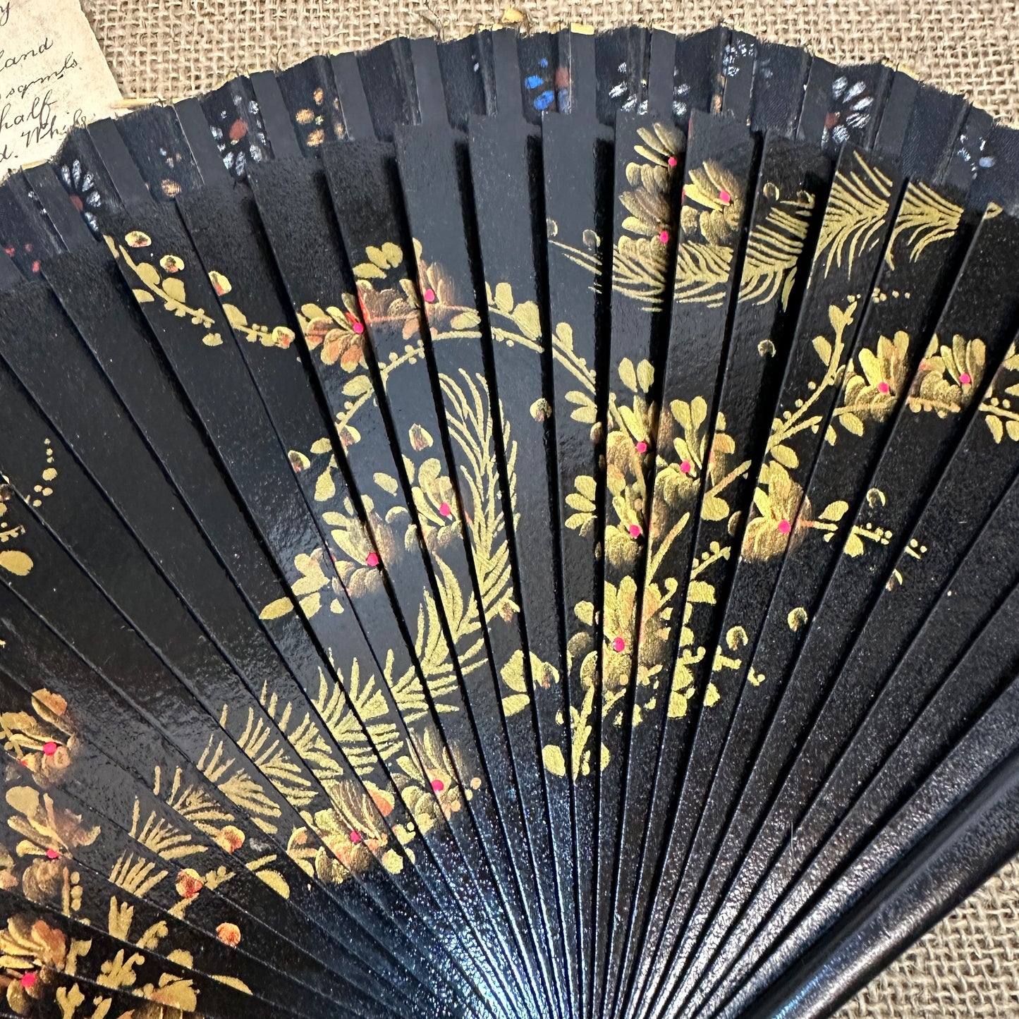 Oriental Chinese Handheld Wooden Fan