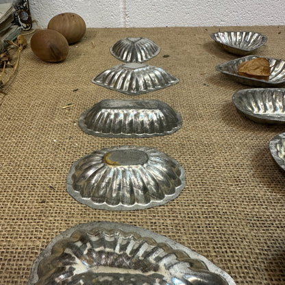 Individual Swedish Chocolate Patisserie Moulds, Tartlet Tins