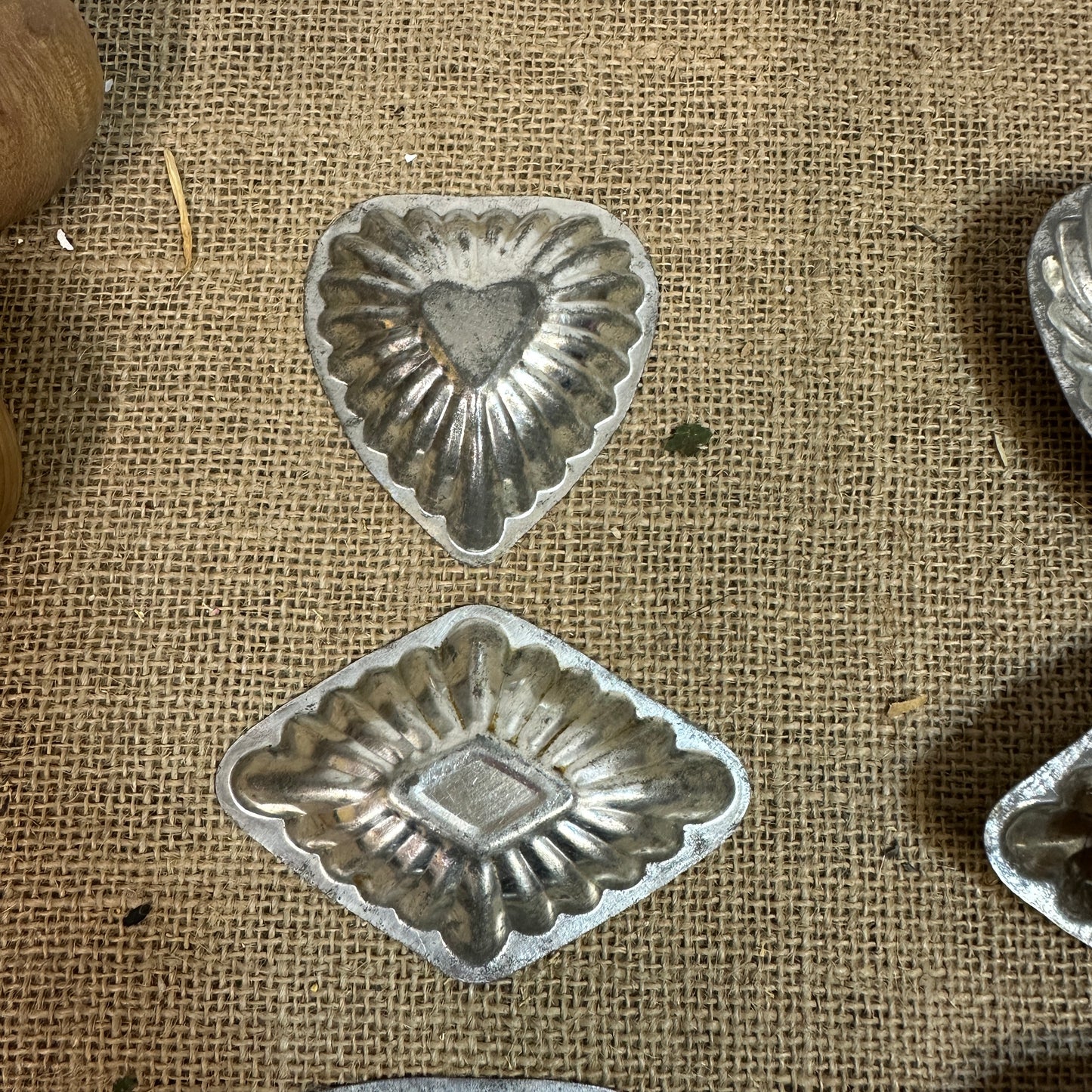 Individual Swedish Chocolate Patisserie Moulds, Tartlet Tins