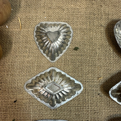 Individual Swedish Chocolate Patisserie Moulds, Tartlet Tins