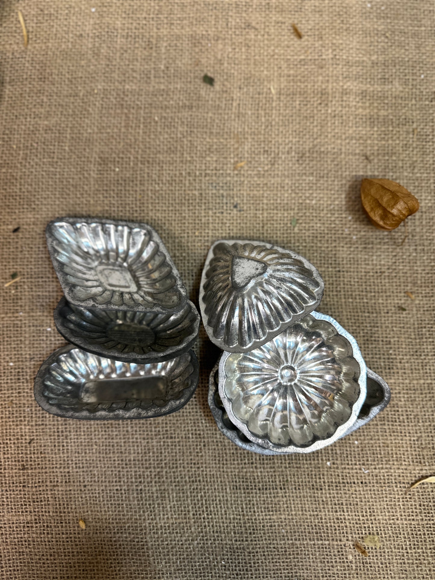 Individual Swedish Chocolate Patisserie Moulds, Tartlet Tins