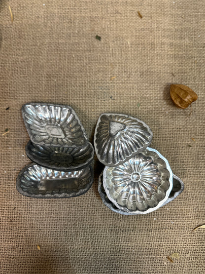 Individual Swedish Chocolate Patisserie Moulds, Tartlet Tins